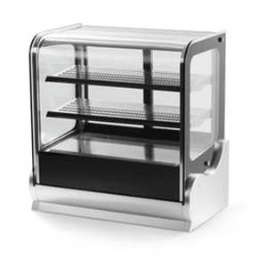 Vollrath 40890 36" Cubed Glass Heated Display Case w/ Front & Rear Access
