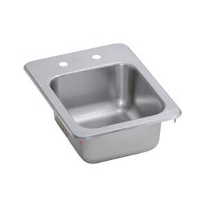 Elkay Foodservice DI10116X Drop In Hand Sink 10"x12"x5" Bowl 18/300 S/s with Faucet