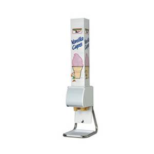 Dispense-Rite BCDS-BFL Ice Cream Cone Dispenser Stand w/ Removable Chrome Legs