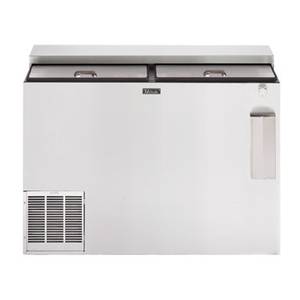 Perlick BC48-1-STK 48" Flat Top Self-Contained Sliding Door Bottle Cooler 