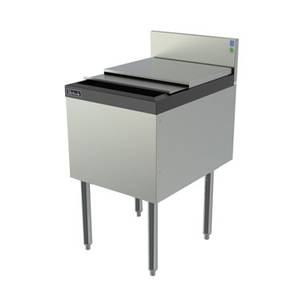 Perlick TSF18IC10 18" Stainless Full Depth Ice Bin Jockey Box With Cold Plate