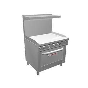Southbend S36A-3G 36" S-Series Range w/ Convection Oven & 36" Griddle