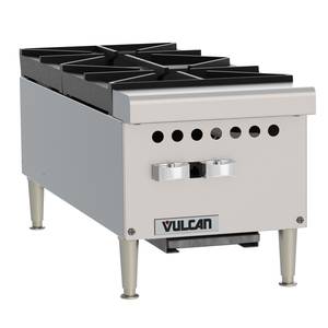 Vulcan VCRH12 Medium Duty 12" Dual Burner Countertop Hot Plate