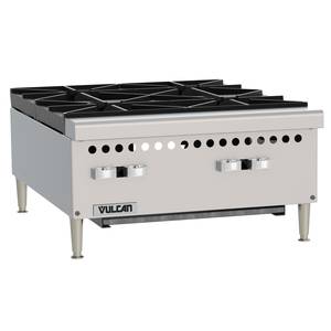 Vulcan VCRH24 Medium Duty 24" Four Burner Countertop Hot Plate