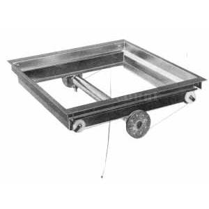 APW Wyott DI-2020 Drop-In Lowerator 20" x 20" Rack Dispenser