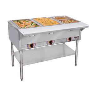 APW Wyott ST-3-120 Champion 3 Well Electric Steam Table 120v