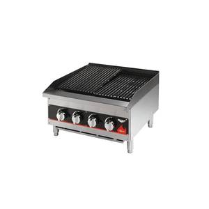 Vollrath 407372 48" Cayenne Lava Rock / Radiant Charbroiler Nat Gas