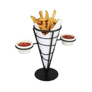 Winco WBKH-5 French Fry Cone Holder 4.63in x 9.38in