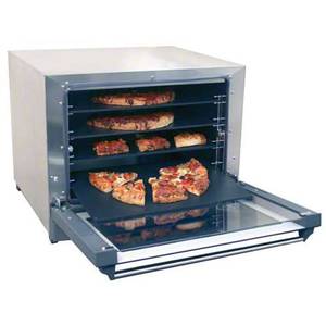 Cadco OV-023P Countertop Electric Convection Pizza Oven w/ (4) Shelves