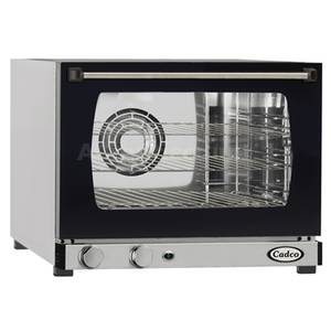 Cadco XAF-103 LineChef Cristina Countertop Convection Oven - (3) 1/4 Pans