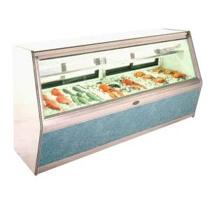 Marc Refrigeration MFC-6 S/C 72" Dble Duty Self-Contained Fish/Chicken Deli Display Case