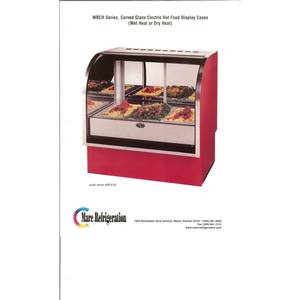 Marc Refrigeration WBCH-48 48" Curved Glass Electric Hot Food Display Case (Wet or Dry)