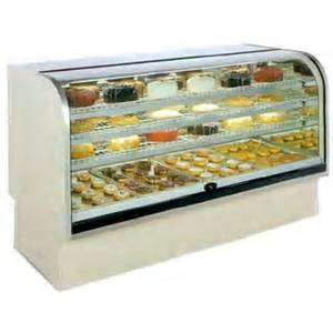 Marc Refrigeration BCD-59 59" High Volume Curved Glass Dry Bakery Display Case