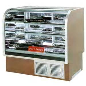 Marc Refrigeration DCR-48 48" High Volume Curved Glass Refrigerated Deli Case