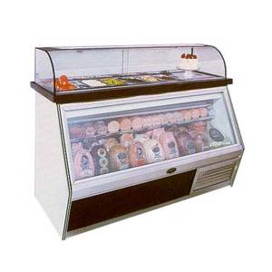 Marc Refrigeration CG-4 S/C 50" High Volume Curved Glass Refrigerated Merchandiser