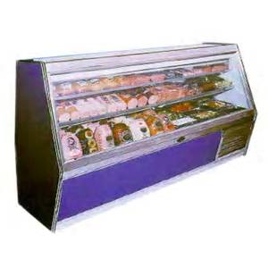 Marc Refrigeration MDL-10 S/C 118" Refrigerated Double Duty Deli Case 2 Mezzanine Shelves