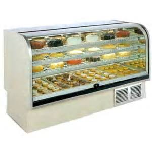 Marc Refrigeration BCR-48 49" High Volume Curved Glass Refer Bakery Display Case