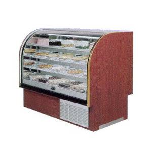 Marc Refrigeration LUBCR-59 S/C 60-1/2" Lift Up Hi Vol Curved Glass Refer Bakery Disp Case