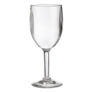 G.E.T. SW-1404-1-SAN-CL 2 Dozen - 8 oz 2.75" SAN Wine Glass 7" Tall - Clear