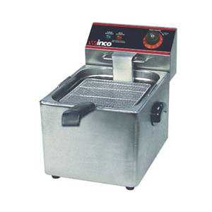 Winco EFS-16 16 lb Electric Countertop Single Well Deep Fryer 1800 Watts