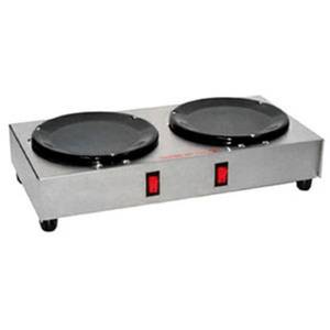 Grindmaster-Cecilware BW-2 Dual Side-By-Side Burner Countertop Coffee Warmer Plate