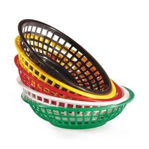 G.E.T. RB-820-* 3 Dozen - 8" Rnd Bread & Bun Basket - Available in 6 Colors