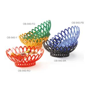 G.E.T. OB-940-* 1 Dozen - 10 x 8.25 Bread & Bun Basket Available in 5 Colors