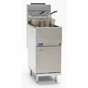 Pitco 40D 40 LB Capacity Tube Fired Natural Gas Deep Fryer 107k BTU