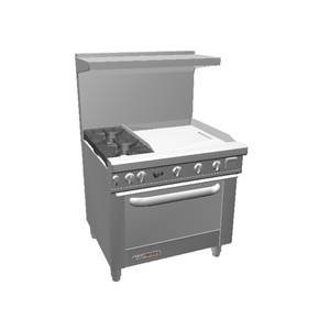 Southbend S36A-2G 36" S-Series Range w/ Convection Oven & 24" Griddle