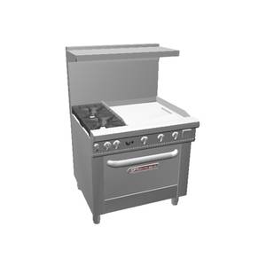 Southbend 4361D-2T Ultimate 36" Range w/ Standard Oven & 24" Therm. Griddle