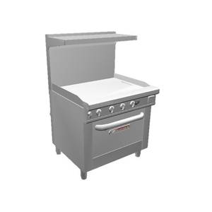 Southbend 436A-3T Ultimate 36" Range w/ Convection Oven & 36" Therm. Griddle