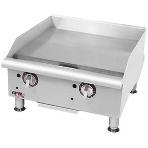 APW Wyott GGT-48I Champion 48" Countertop Natural Gas Griddle - Thermostatic