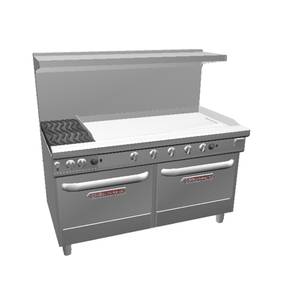Southbend 4602AA-4TL Ultimate 60" Range w/ 2 Burners & 2 Convection Ovens