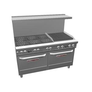 Southbend 4602AA-2CL Ultimate Range w/ Wavy Grates & 2 Convection Ovens
