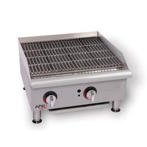 APW Wyott GCB-24IS Champion 24" Radiant Charbroiler Countertop w/ Safety Pilot