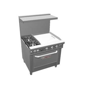 Southbend 4363A-2GL Ultimate 36" Gas 2 Star Burner Range w/ Convection Oven