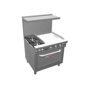 Southbend 4363A-2TL Ultimate 36" Gas Star Burner Range & Convection Oven