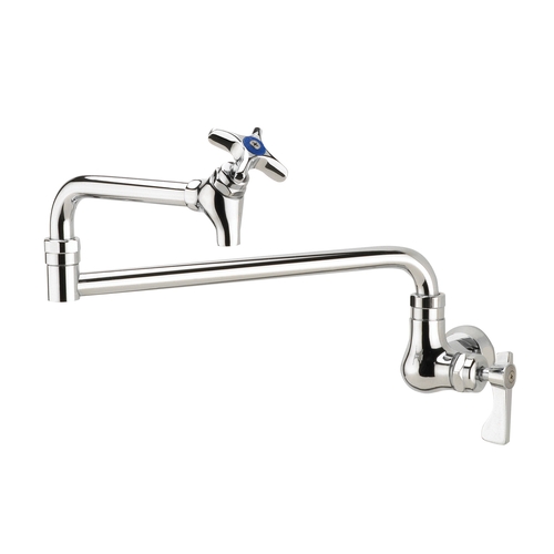 Krowne Metal 16-182L Wall Mount Pot Fillet Faucet WIth 24" Jointed Spout