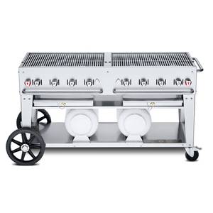 Crown Verity, Inc. CV-CCB-60 60in Stainless Steel Country Club Charbroiler Grill - LP