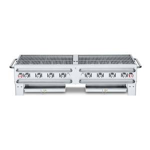 Crown Verity, Inc. CV-PCB-60 60in Stainless Steel Portable LP Stacking Outdoor Grill