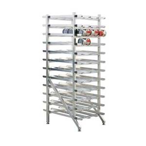 New Age 1254 Stationary Full Size Can Rack Holds (288) #5 Cans