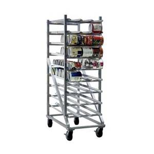 New Age 1256CK Mobile Full Size Can Rack Holds (216) #10 Cans