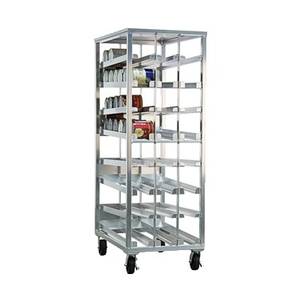 New Age 97294CK F.I.F.O Mobile Full Size Can Rack Holds (162) #10 Cans