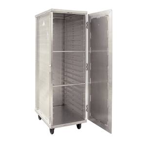 New Age 97718 Full Height Mobile Enclosed Pan Rack Holds (20) 18"x26" Pans