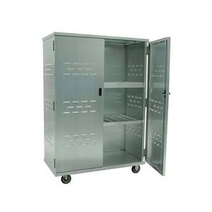 New Age 98167 Mobile Solid Aluminum Security Cage (3) 24"x 45" Shelves