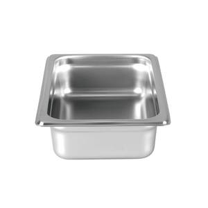 Thunder Group STPA3142 Steam Table Pan 1/4 Size 2.5" Deep 24 Gauge Stainless Steel