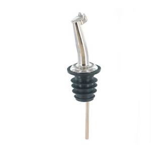 Spill-Stop 296-50 Chrome Tapered Liquor Pourer With Cap Set of 144