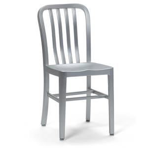 H&D Commercial Seating 7008 Brushed Aluminum Side Chair