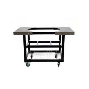 Primo Grills & Smokers PG00320 Heavy Duty Cart with Basket for Jr Oval Grill