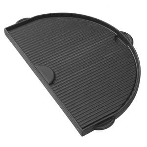 Primo Grills & Smokers PG00360 Half Moon Cast Iron Griddle For Oval XL Grill